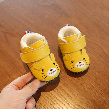 Нов модел бебешки кожени обувки с 3D елемент