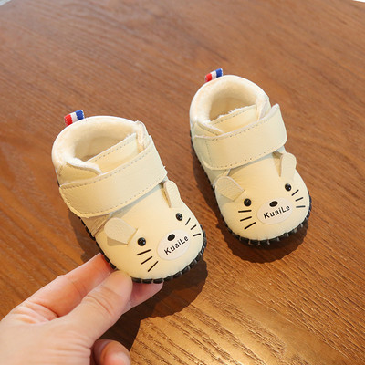 Νέο μοντέλο παιδικά έκο δερμάτινα παπούτσια με τρισδιάστατο στοιχείο