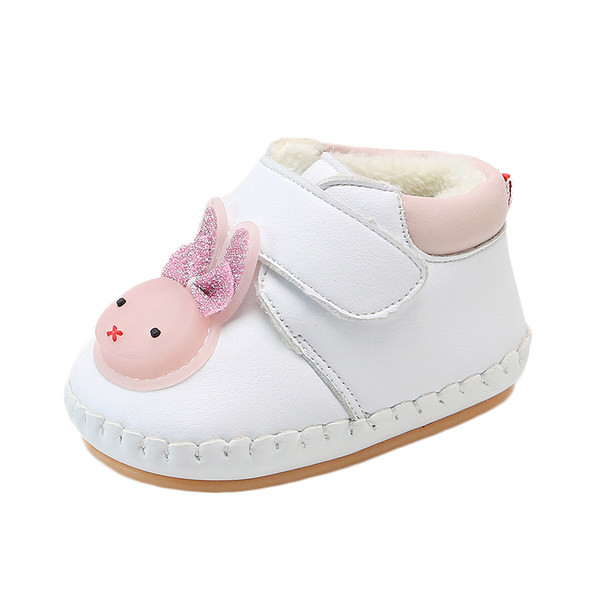 Zīdaiņu apavi ar iekšējo pūku un gaismas elementu