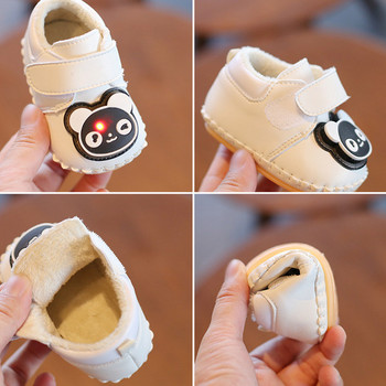 Зимни бебешки обувки от еко кожа