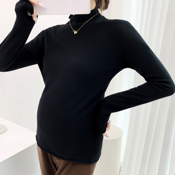 Дамски пуловер за бременна в четири цвята 