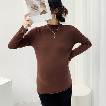 Дамски пуловер за бременна в четири цвята 
