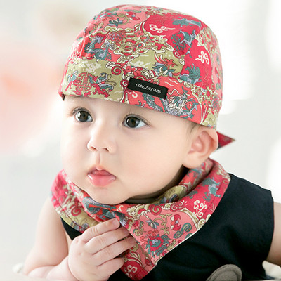 Bērnu cepuru un priekšautiņu komplekts zēniem un meitenēm