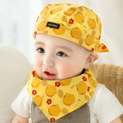 Bērnu cepuru un priekšautiņu komplekts zēniem un meitenēm