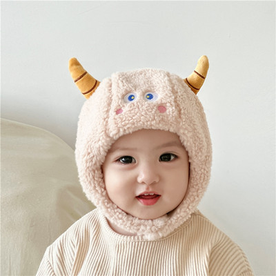 Pălărie de pluș pentru bebeluși