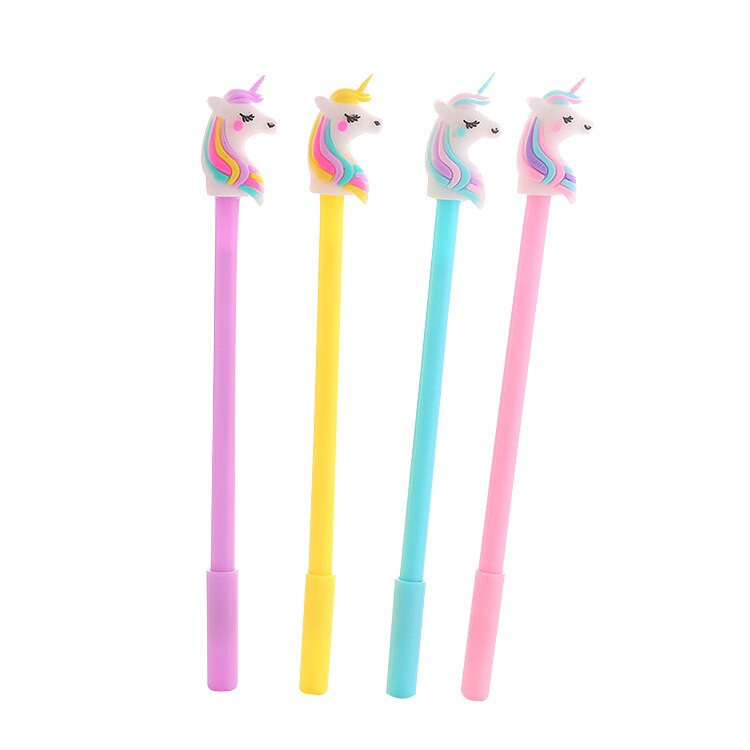 Ellen Brook 1 tk armsad Kawaii mitmevärvilised geelpliiatsid Korea koomiksite loomingulised ükssarvikud kooli kontoritarvete pliiatsid