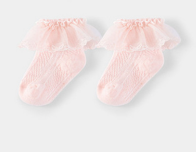 Βρεφικές κάλτσες δαντέλα