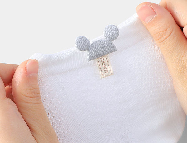 Vékony baba zokni nyomtatással