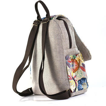 Υψηλής ποιότητας γυναικεία πλεκτά vintage σακίδια πλάτης κινέζικα έθνικ σακίδια πλάτης Bohemian σχολική τσάντα πλάτης Γυναικεία διπλή τσάντα ώμων