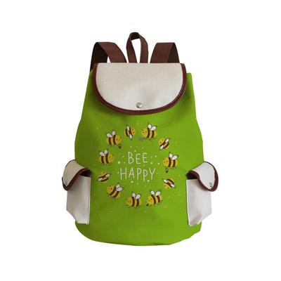 „Bee Ladybug Print“ kuprinės studentams Didelės talpos raištelių krepšiai Nešiojami miela animacinių filmų gyvūnų kuprinė „Dropshipping“