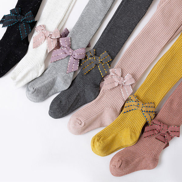 Zīdaiņu zeķubikses ar lentīti meitenēm