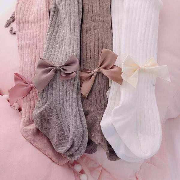 Κοριτσίστικο καλσόν με κορδέλα