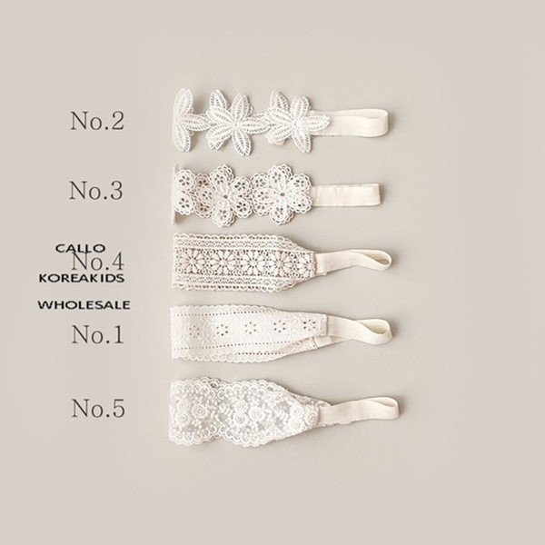 Μόδα μωρό δαντέλα κεφαλόδεσμο