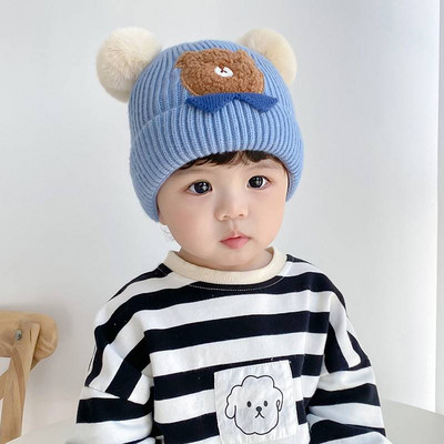 Καπέλο μωρού με φλοράλ μοτίβα και κορδόνια