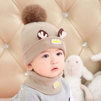 Χειμερινό καπέλο μωρού με στάμπα