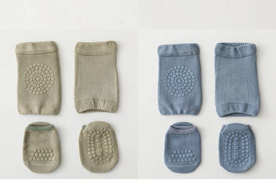 Βρεφικό σετ αντιολισθητικές κάλτσες και κορδέλα για τα γόνατα