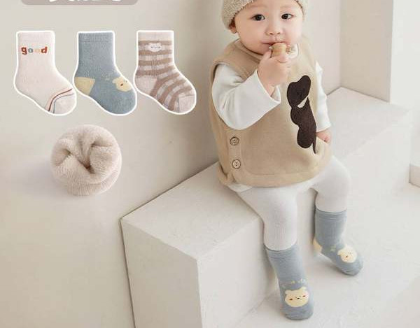 Baba zokni több színben mintával