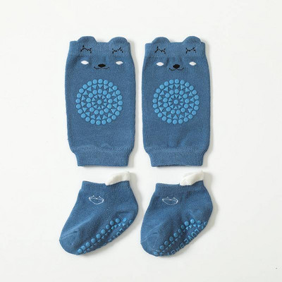 Mazuļu komplekts no neslīdošām zeķēm un ceļgalu zeķēm