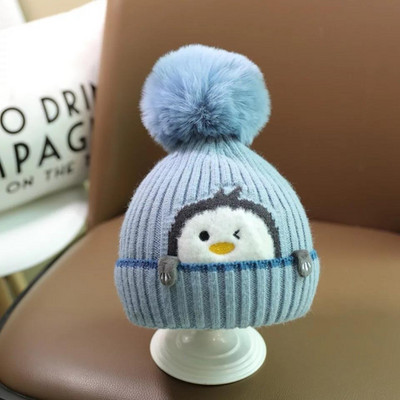 Fiúk és lányok rátétes sál és sapka készlet