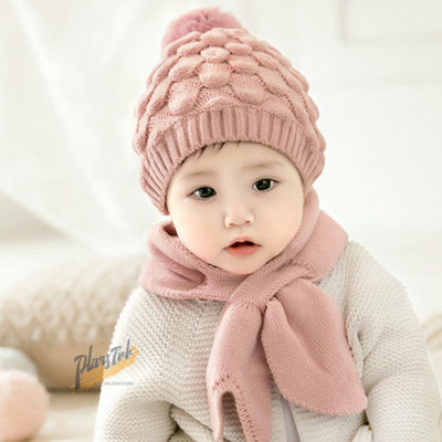 Baba polár kétrészes sál és sapka szett