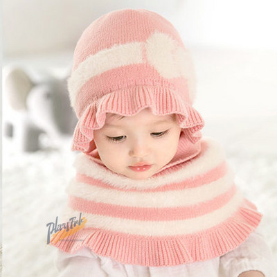 Baba polár kétrészes sál és sapka szett