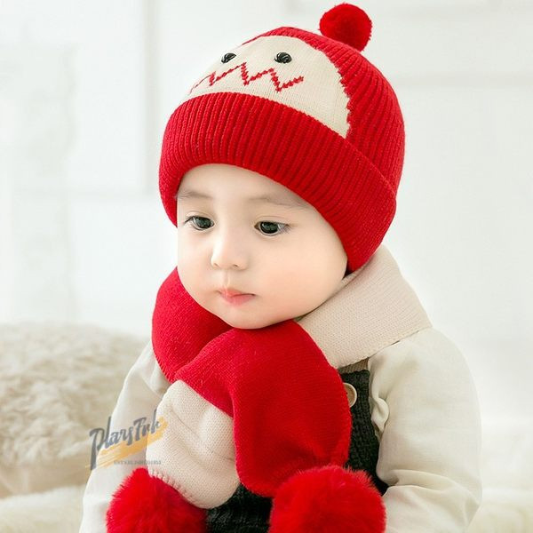 Baba polár kétrészes sál és sapka szett