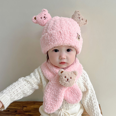 Téli baba sapka lányoknak