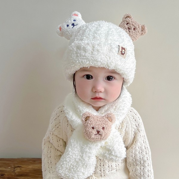 Téli baba sapka lányoknak