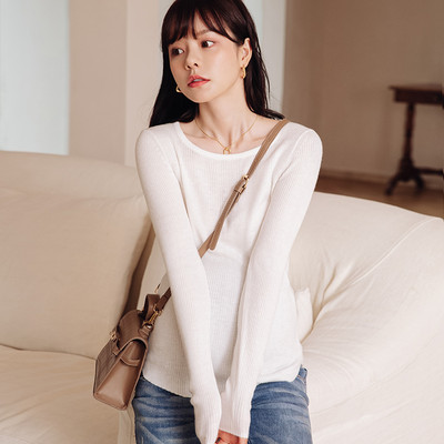 Női magas gallérú pulóver terhes nők számára