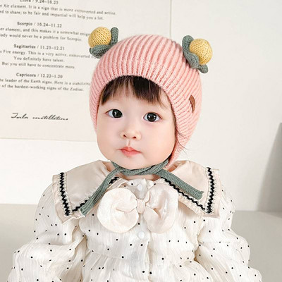 Zīdaiņu adīta ziemas cepure