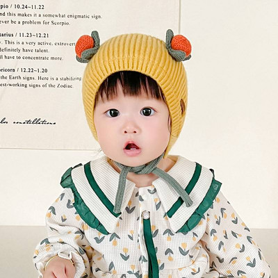 Zīdaiņu adīta ziemas cepure