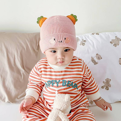 Zīdaiņu adīta ziemas cepure