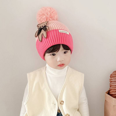 Zīdaiņu adīta ziemas cepure