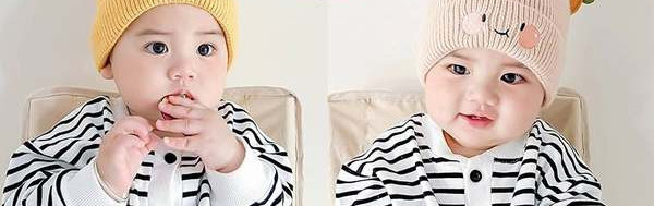 Zīdaiņu adīta ziemas cepure