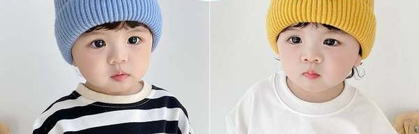 Zīdaiņu adīta ziemas cepure