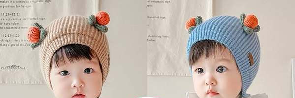 Zīdaiņu adīta ziemas cepure