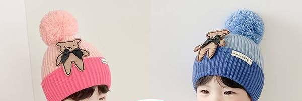 Zīdaiņu adīta ziemas cepure