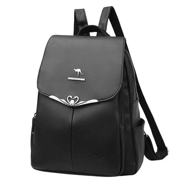 Eco bőr alkalmi kézitáska cipzárral és zsebbel