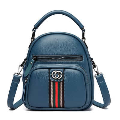 Moderan ženski ruksak od eko kože sa prednjim džepom u više boja