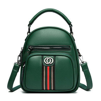 Moderan ženski ruksak od eko kože sa prednjim džepom u više boja