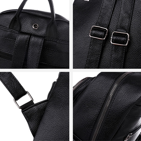 Γυναικείο σακίδιο πλάτης με μεγάλη θήκη και εξωτερική τσέπη