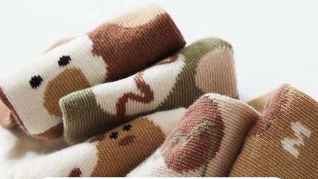 Baba zokni rátéttel lányoknak és fiúknak