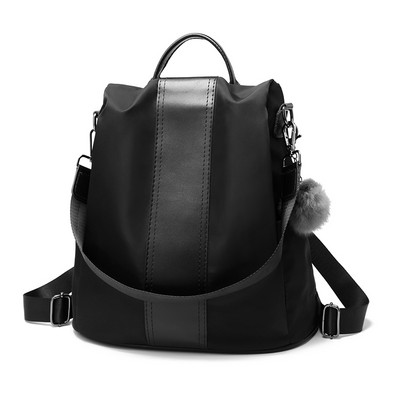 Női öko bőr hátizsák - kulcstartóval