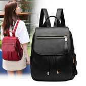 Ženski ruksak od eko kože - sa patentnim zatvaračem