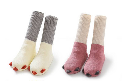 Vienkrāsainas ziemas mazuļu zeķītes zēniem un meitenēm