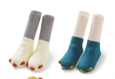 Vienkrāsainas ziemas mazuļu zeķītes zēniem un meitenēm