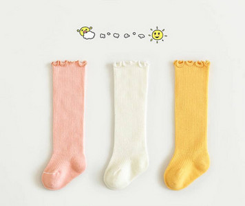 Mazuļu garās zeķītes ar 3D elementu