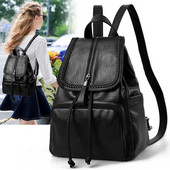 Sieviešu ikdienas mugursoma no eko ādas, divi modeļi