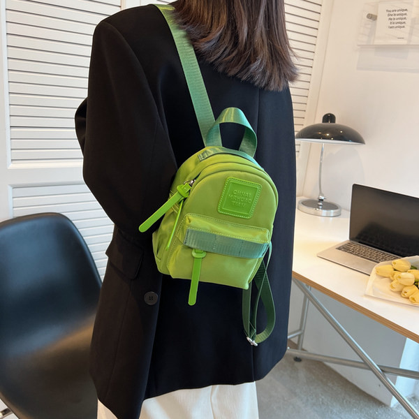 Jauna modeļa mini tekstila mugursoma sievietēm