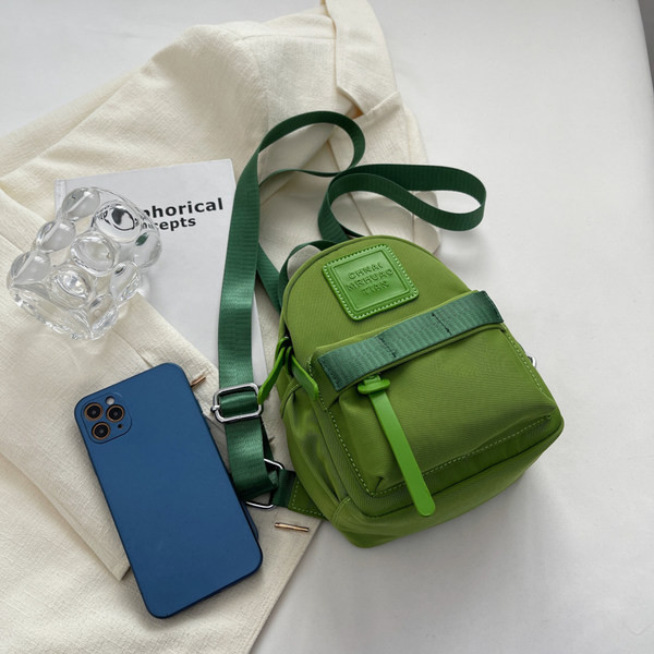 Jauna modeļa mini tekstila mugursoma sievietēm